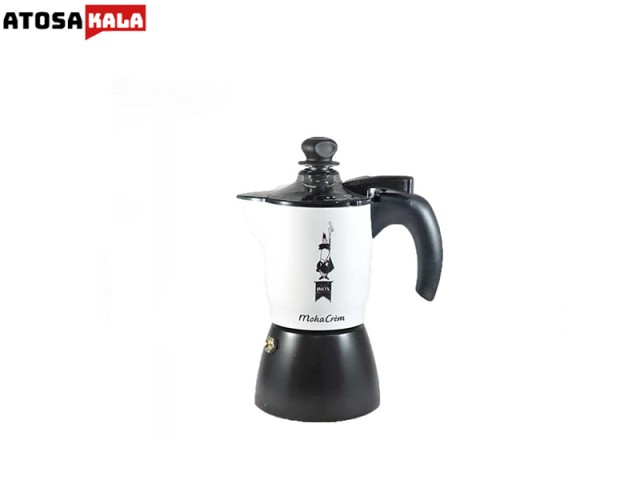 قهوه ساز موکاپات بیالتی مدل موکا کرم رنگ سفید