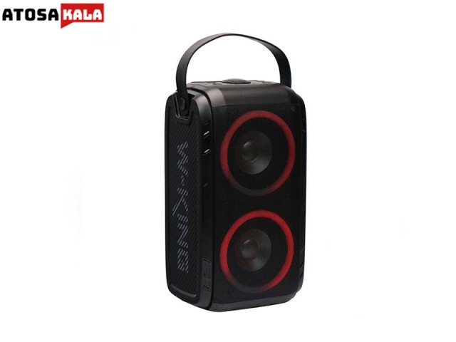 اسپیکر بلوتوث دبلیو کینگ W-King T9 Wireless Speaker توان 80 وات رم و فلش خور با یک عدد میکروفون