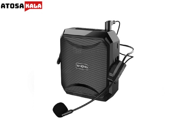 اسپیکر بلوتوث دبلیو کینگ W-King KS01 Voice Amplifier Speaker توان 5 وات رم و فلش خور با میکروفون