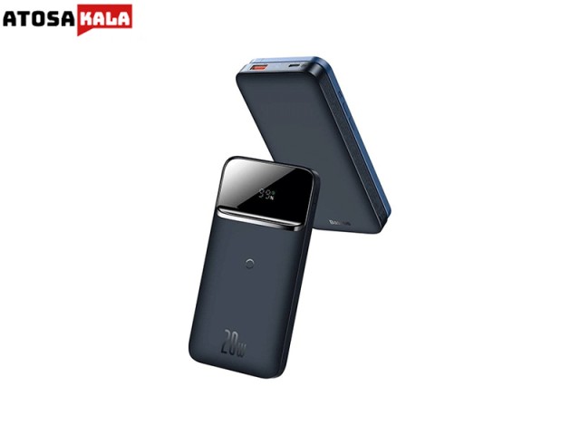 پاور بانک و شارژر وایرلس مگنتی بیسوس Baseus Magnetic wireless quick charging power bank 10000mAh 20W PPMT-02