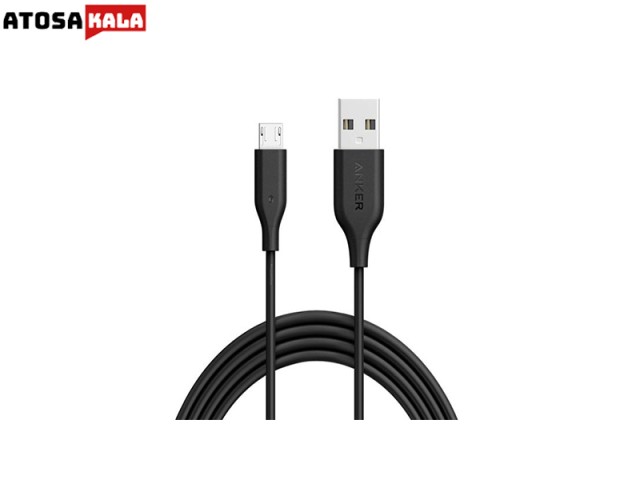 کابل تبدیل USB به microUSB انکر مدل A8133 PowerLine طول 1.8 متر
