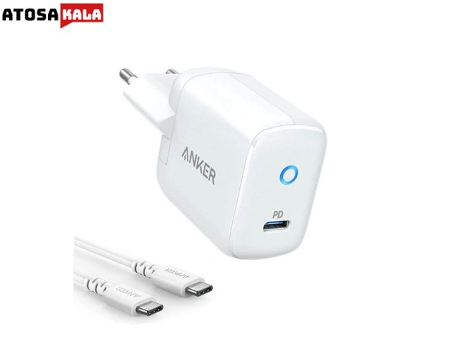 شارژر دیواری انکر مدل B2019 به همراه کابل USB-C