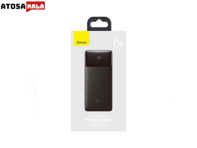 پاوربانک 30000 بیسوس Baseus Bipow Digital Display PPBD30 PPDML-K01 توان 15 وات