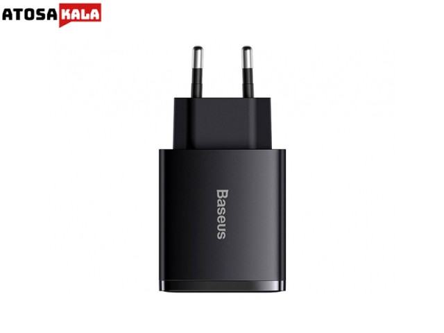 شارژر دیواری فست بیسوس 30 وات Baseus Compact Quick Charger 2U+C EU CCXJ-E01
