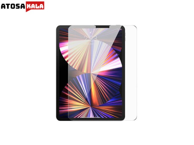 محافظ صفحه نمایش شیشه‌ای آیپد پرو بیسوس Baseus SGBL021202 | Tempered glass 3D for Apple iPad Pro 12.9 '' 2018/2020/2021