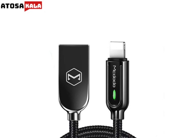 کابل لایتنینگ مک دودو Mcdodo CA-5261 Auto Disconnect Data Cable طول 1.2 متر توان 2.4 آمپر