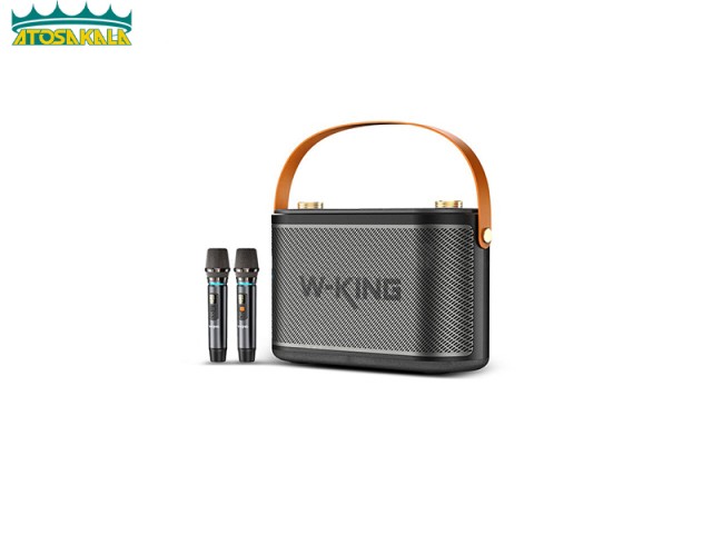 اسپیکر بلوتوث دبلیو کینگ W-King T10 Wireless Speaker توان 120 وات رم و فلش خور با دو عدد میکروفون