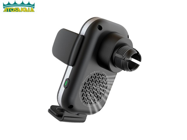 هولدر و شارژر وایرلس چند کاره پاورولوژی Powerology Wireless Charger PCCSR009 توان 15 وات