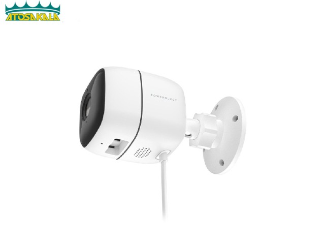 دوربین نظارتی هوشمند پاورولوژی Powerology Wifi Smart Outdoor Camera 110 Wide PSOWCFWH