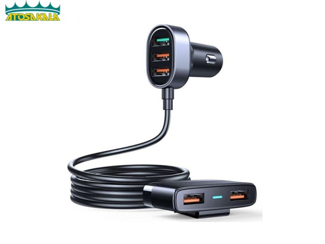 شارژر فندکی جویروم Joyroom JR-CL03 Pro همراه کابل اکستنشن توان 45 وات