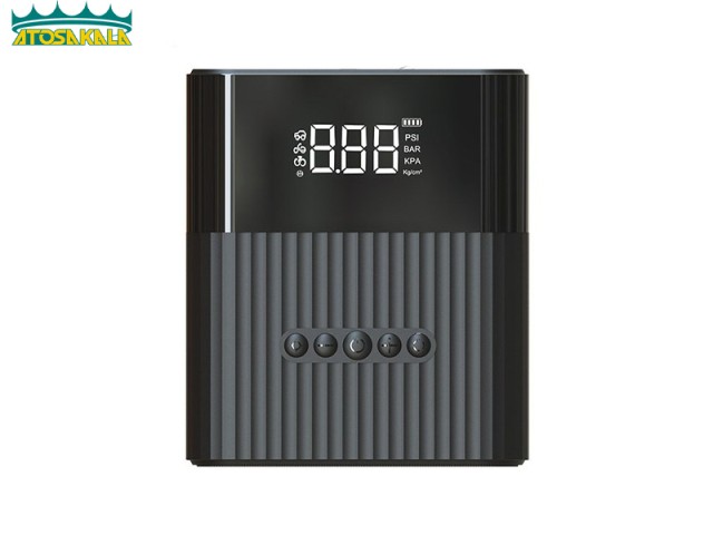 پاوربانک و کمپرسور باد و جامپ استارتر خودرو 8800 میلی آمپر Porodo Multi Function Jump Starter