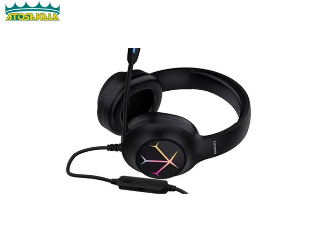 هدفون سیمی گیمینگ لنوو Lenovo ThinkPlus G60A Wired RGB Gaming Headphone