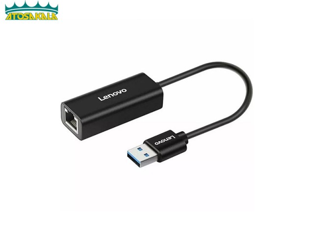 کابل تبدیل USB3.0 به LAN لنوو Lenovo LX0805 USB3.0 to RJ45 Network Converter