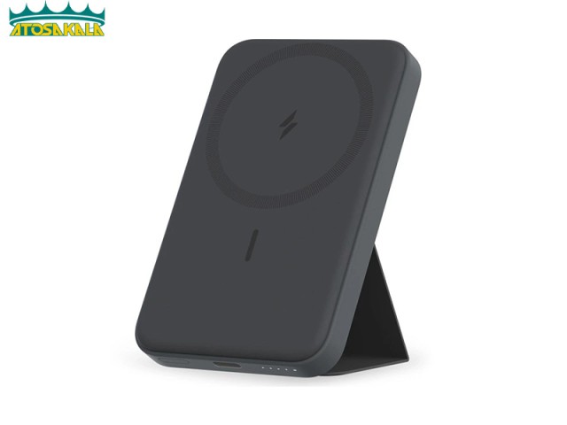 پاوربانک وایرلس 5000 مگنتی انکر Anker 622 MagGo A1611 دارای استند