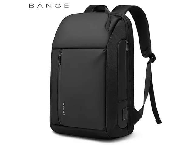 کوله پشتی لپ تاپ 15.6 اینچ یو اس بی دار ضد آب بنج Bange BG-7663 Tas Ransel pria Laptop Kerja Backpack 15.6 Inch