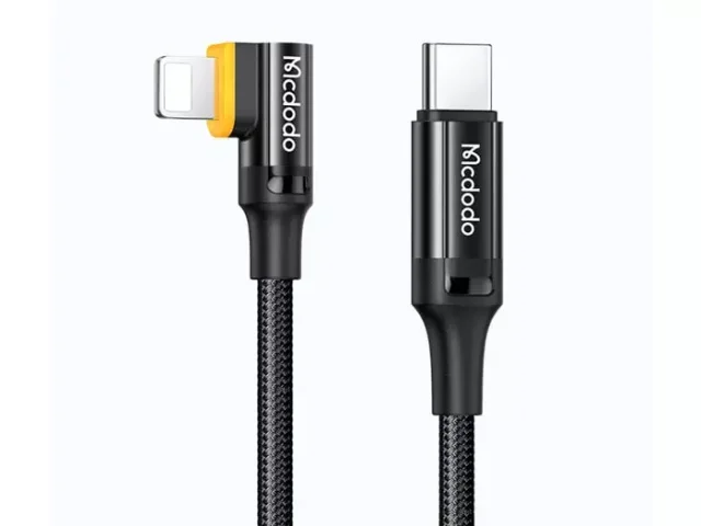 کابل لایتنینگ به Type C مک دودو Mcdodo CA-1260 Gaming Cable Auto Power Off طول 1.2 متر توان 36 وات ( ارسال سریع و پلمپ شرکتی )