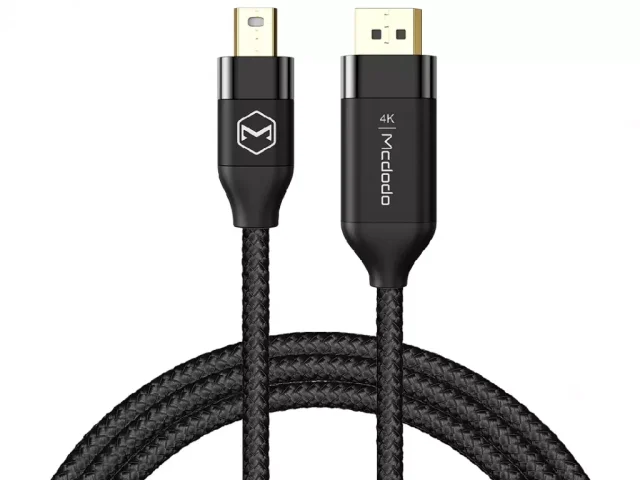 کابل DP به Mini DP مک دودو Mcdodo CA-8150 Mini DP to DP Cable با طول 2 متر( ارسال سریع و پلمپ شرکتی )