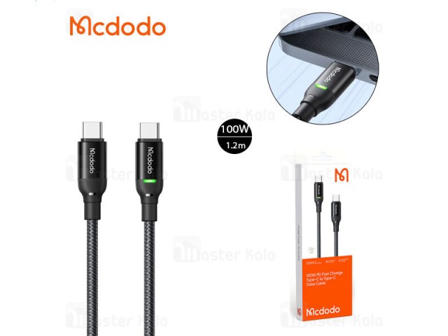 کابل Type C به Type C مک دودو Mcdodo CA-2730 طول 1.2 متر توان 100 وات ( ارسال سریع و پلمپ شرکتی )