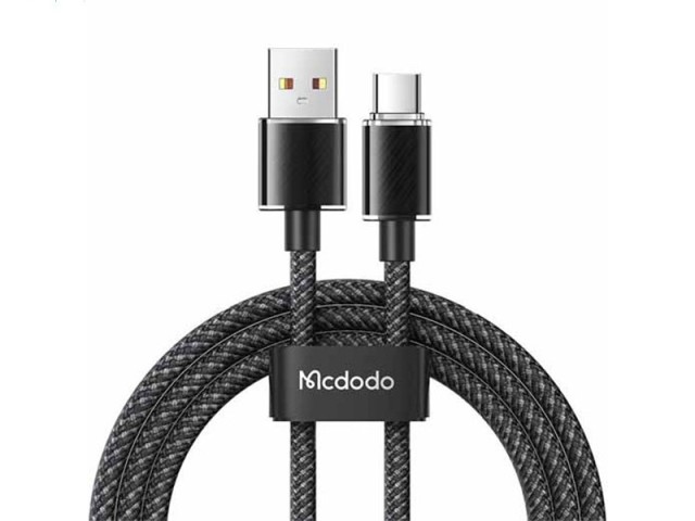 کابل Type C مک دودو Mcdodo CA-3650 طول 1.2 متر توان 100 وات ( ارسال سریع و پلمپ شرکتی )