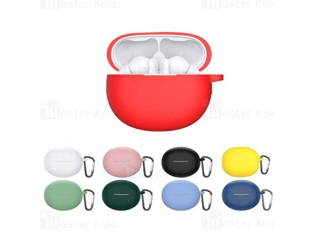 کاور محافظ سیلیکونی هندزفری شیائومی Xiaomi Redmi Buds 4 Active RS04 دارای قلاب آویز