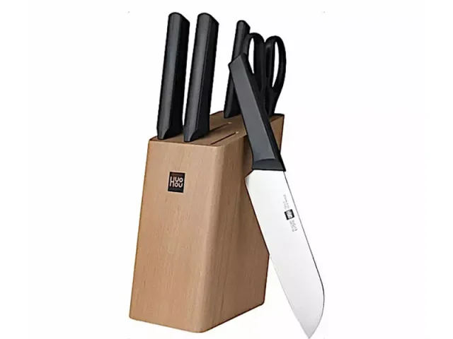 ست 5 تایی چاقو آشپزخانه شیائومی Xiaomi Huo Hou Fire Youth Edition Kitchen Knife Set HU0057