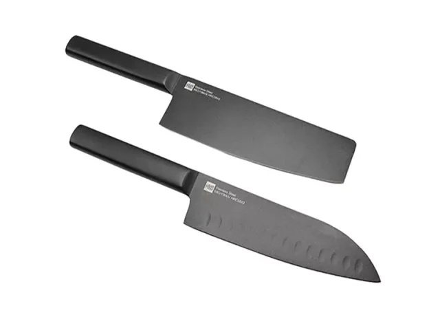 ست 2 عددی چاقو و ساطور آشپزخانه شیائومی Xiaomi HuoHou HU0015 Heat Knife Set 2 pcs