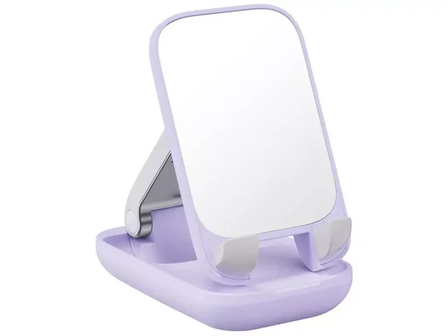 هولدر موبایل تاشو و آینه رومیزی بیسوس Baseus Folding Phone Stand with mirror B10551501411