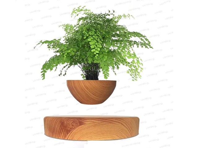 گلدان مغناطیسی معلق Levitating Plant Rotating Plant Pot ( ارسال سریع و پلمپ شرکتی )