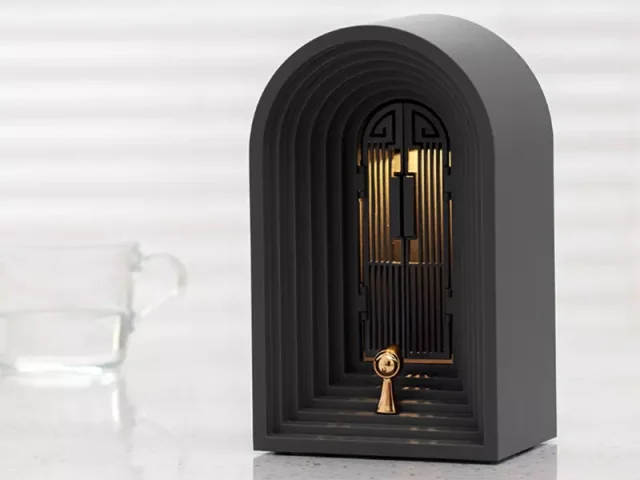 چراغ خواب رومیزی موزیکال شارژی Nordic desktop table lamp retro