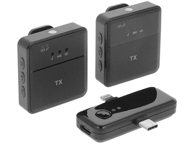 میکروفون بی سیم یقه ای تایپ سی و لایتنینگ SX31 3 in1 Multi-function Wireless Microphone