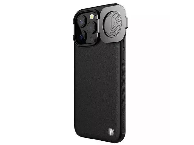 قاب محافظ آیفون 15 پرومکس نیلکین Nillkin Camshield Prop Leather Camera protective cover case Apple iPhone 15 Pro Max