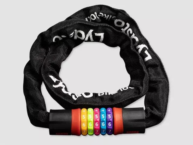 قفل رمزدار دوچرخه رنگین کمانی شیائومی Xiaomi Youpin Lydsto Rainbow Lock Digital Chain Rope Bicycle YM-CHS01