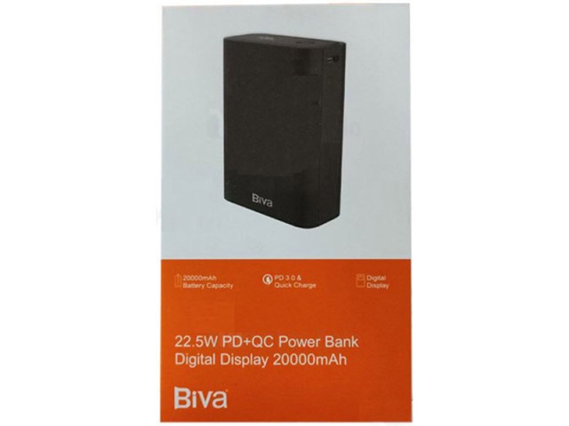 پاوربانک 20000 بیوا Biva BP-014 توان 22.5 وات