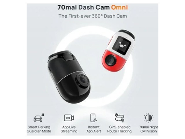دوربین خودروی 360 درجه شیائومی Xiaomi 70mai Omni X200