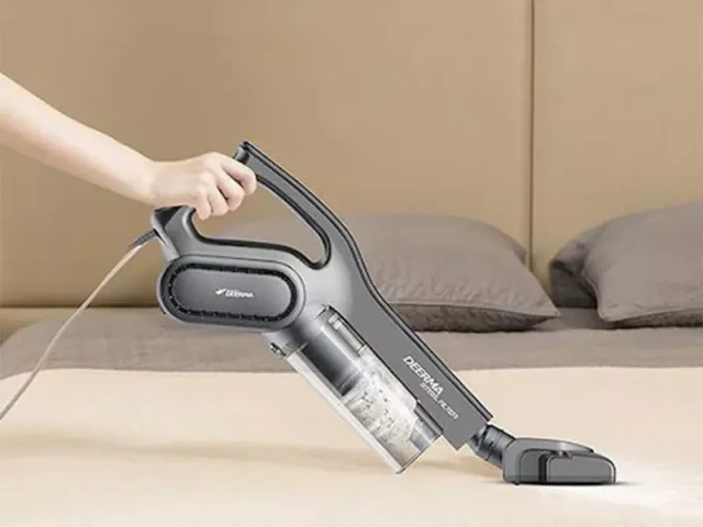 جارو برقی شیائومی Xiaomi Deerma DX700 / DX700s 2 in 1 Vertical Handheld Vacuum Cleaner توان 600 وات