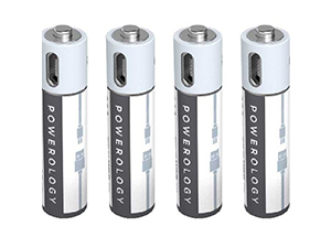 پک 4 تایی باتری قلمی شارژی پاورولوژی Powerology AA Rechargeable Battery PRUBAA4