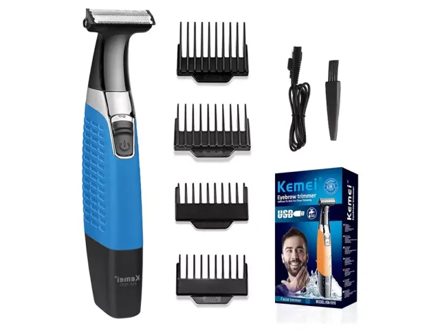 ریش تراش شارژی کمی Kemei KM-1910 Waterproof Electric Shaver USB Rechargeable