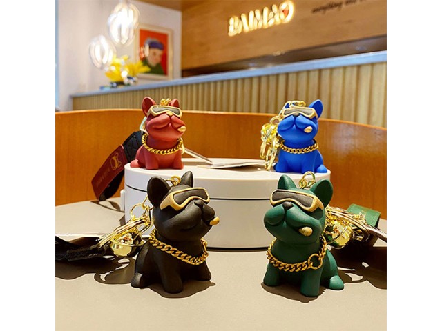 جاکلیدی فانتزی طرح بولداگ Y Baimao original cool bulldog keychain