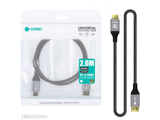 کابل دیسپلی به اچ‌دی‌ام‌آی سه متری کوتسی 87406