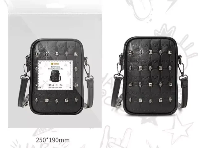 کیف دوشی با طرح جمجمه کوتسی 14079