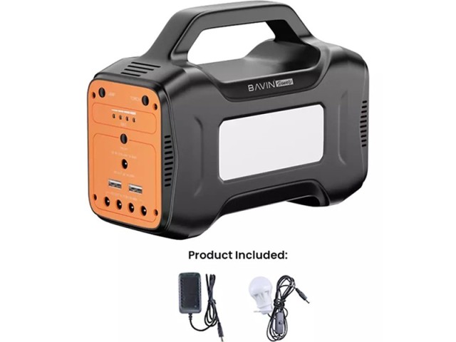پاوربانک 12000 باوین Bavin PS03 Power Station همراه چراغ قوه