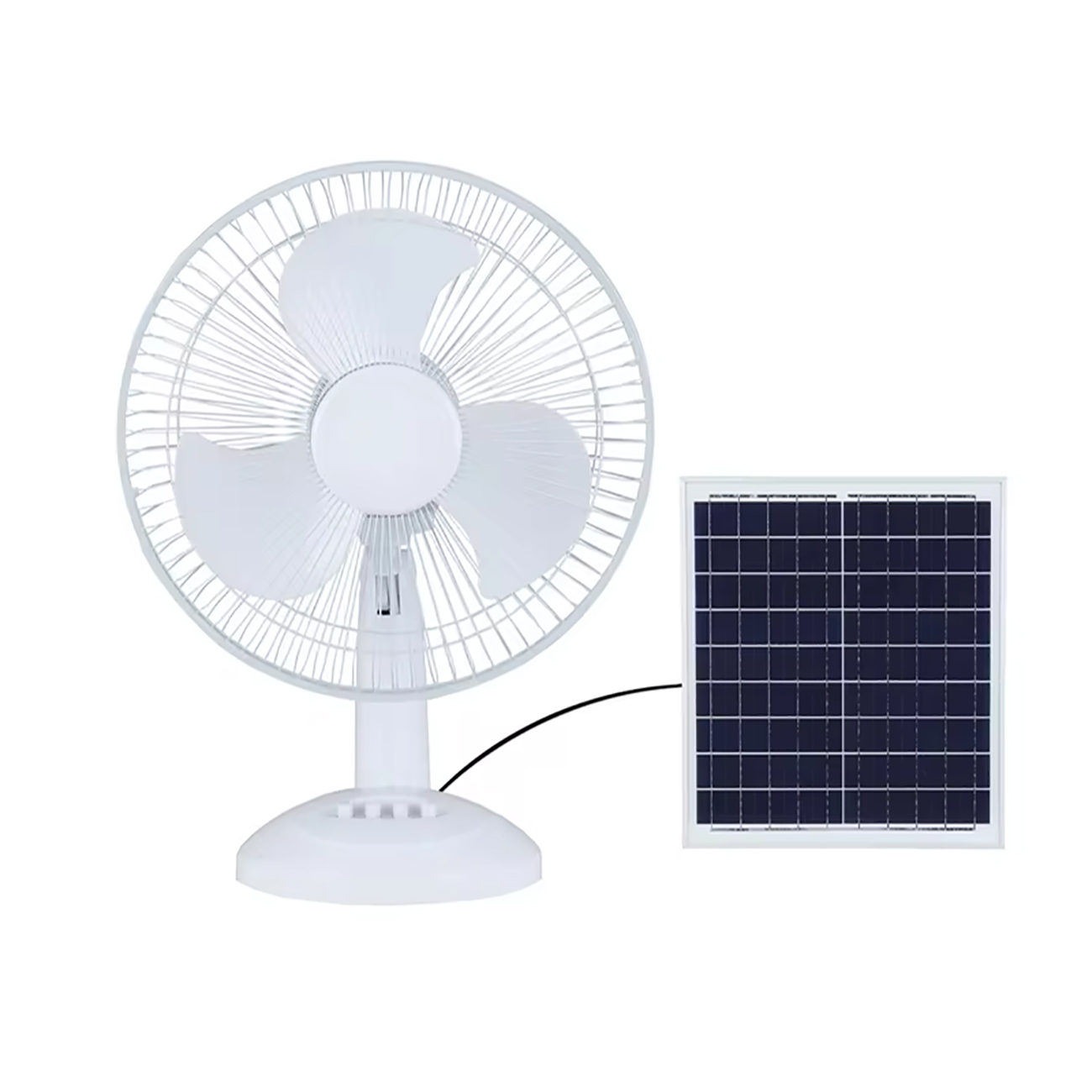 پنکه رومیزی شارژی خورشیدی 15 وات HS-128