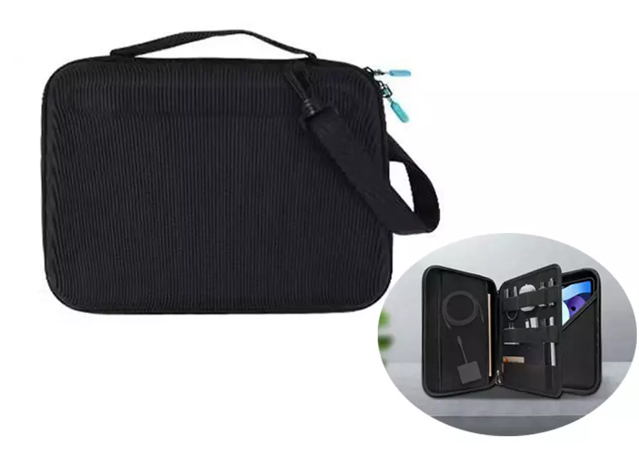 کیف ضربه گیر آیپد 12.9 اینچ و کیف لوازم جانبی کوتتسی Coteetci iPad 12.9 Anti falling storage handbag 61032-BK