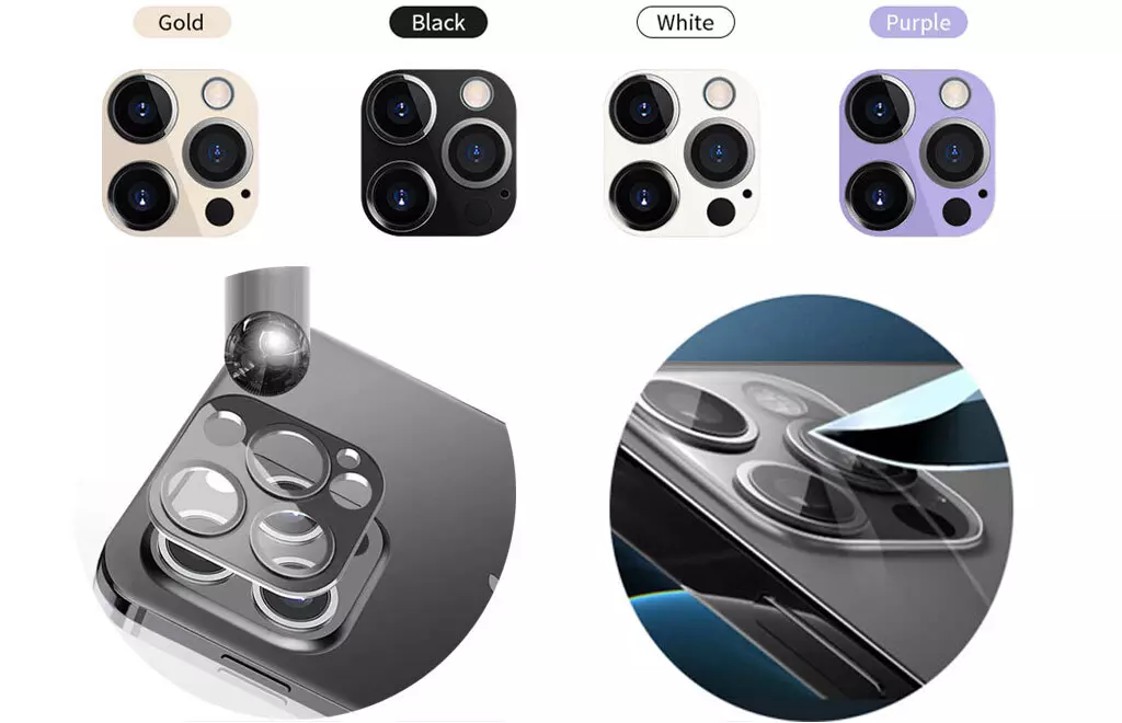 محافظ لنز دوربین آیفون 13 پرو و آیفون 13 پرومکس کوتتسی Coteetci lens film iphone 13 Pro/ 13Pro Max 34008