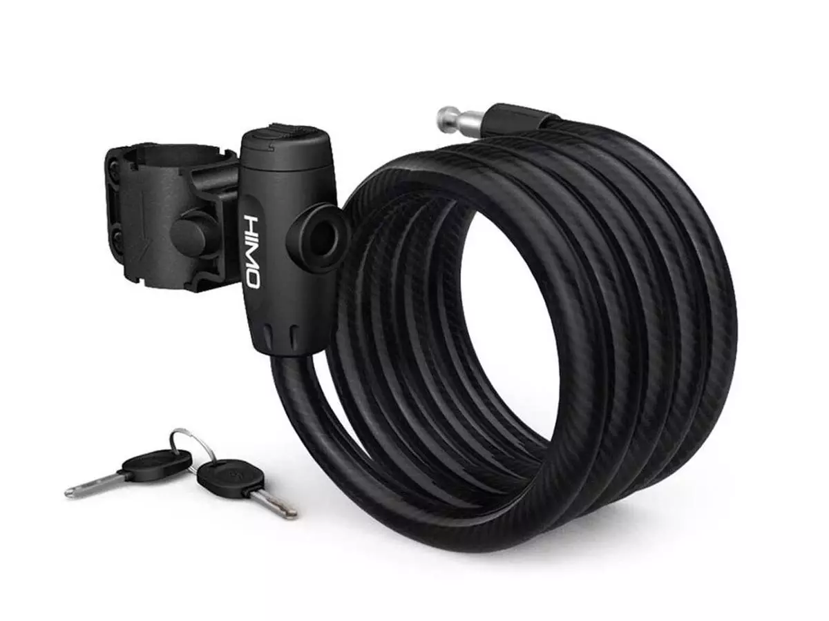 قفل کابلی فولادی دوچرخه شیائومی Xiaomi Youpin HIMO L150 Portable Folding Cable Lock