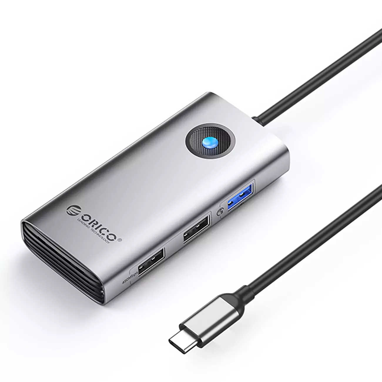 هاب تایپ سی 5 در 1 اوریکو PW11-5P-GY-EP