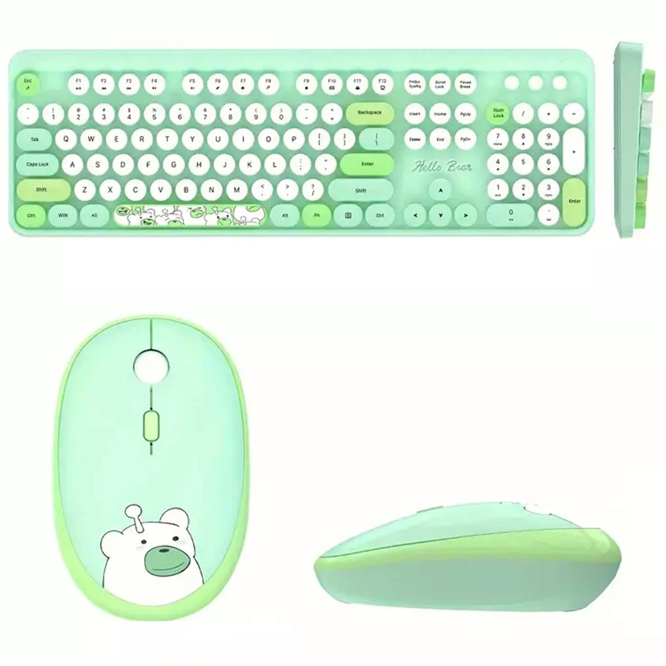 ست موس و کیبورد بی سیم فانتزی کوتسی 84021