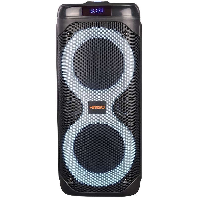 اسپیکر چمدانی بلوتوثی رم و فلش خور Kimiso QS-4220 + میکروفون و ریموت کنترل