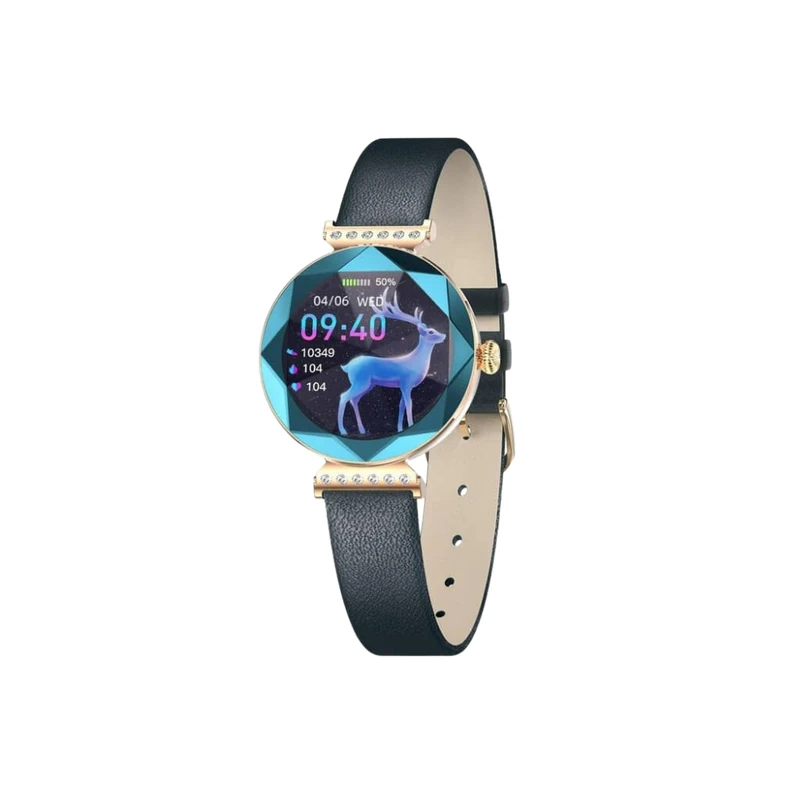 ساعت هوشمند طرح سواروسکی گرین لاین Green Lion Swarovski Smart Watch
