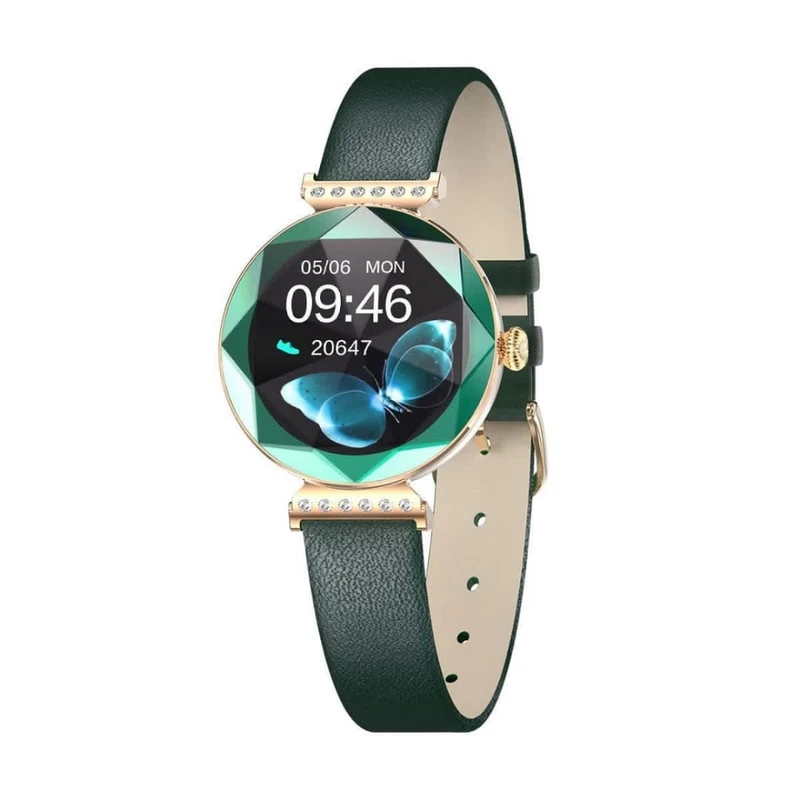 ساعت هوشمند طرح سواروسکی گرین لاین Green Lion Swarovski Smart Watch